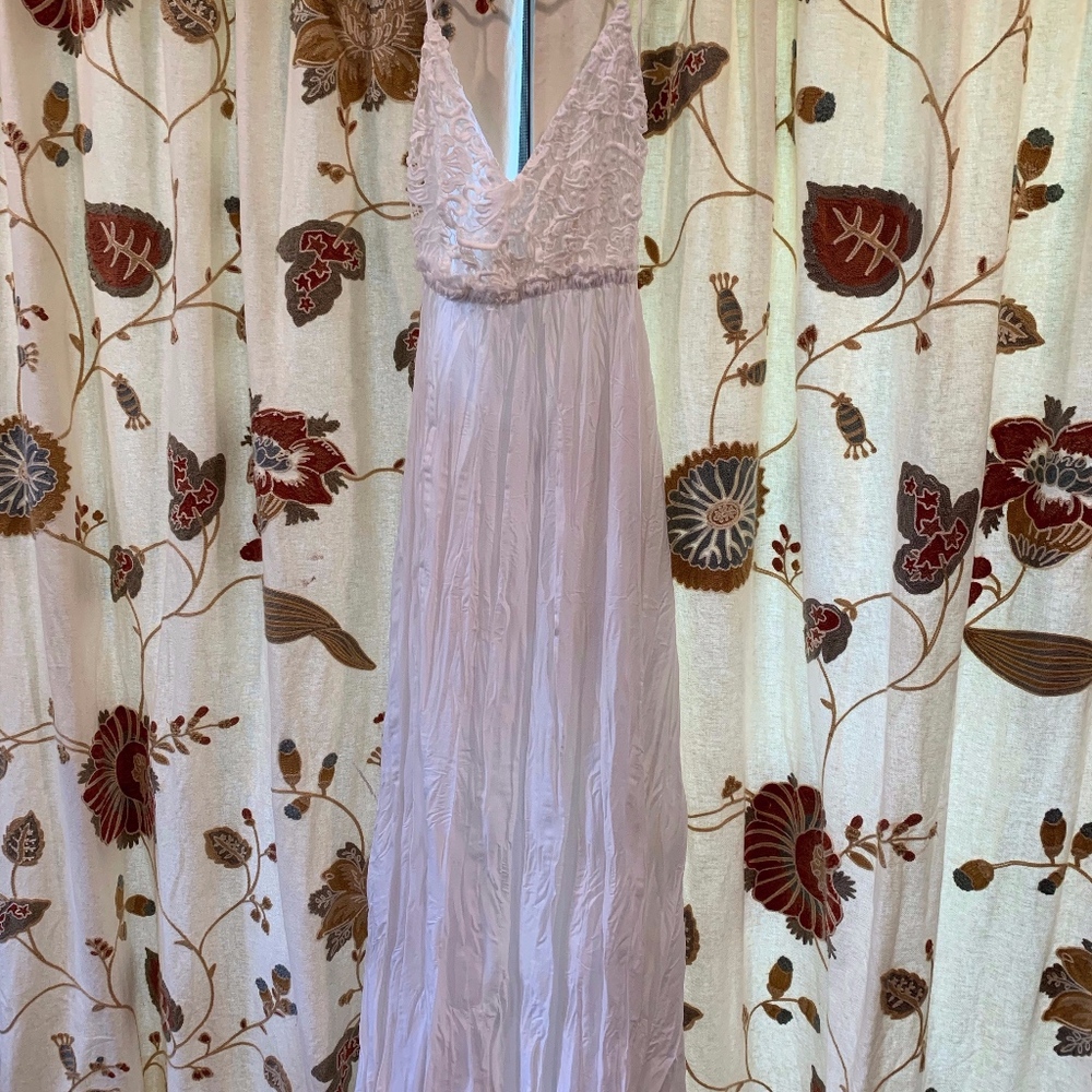 White "Boho" Maxi Dress